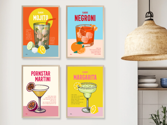 Cocktail Posters: A Stylish touch for your walls