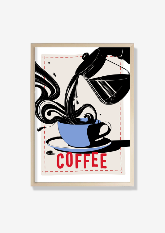 Affiche Café noir